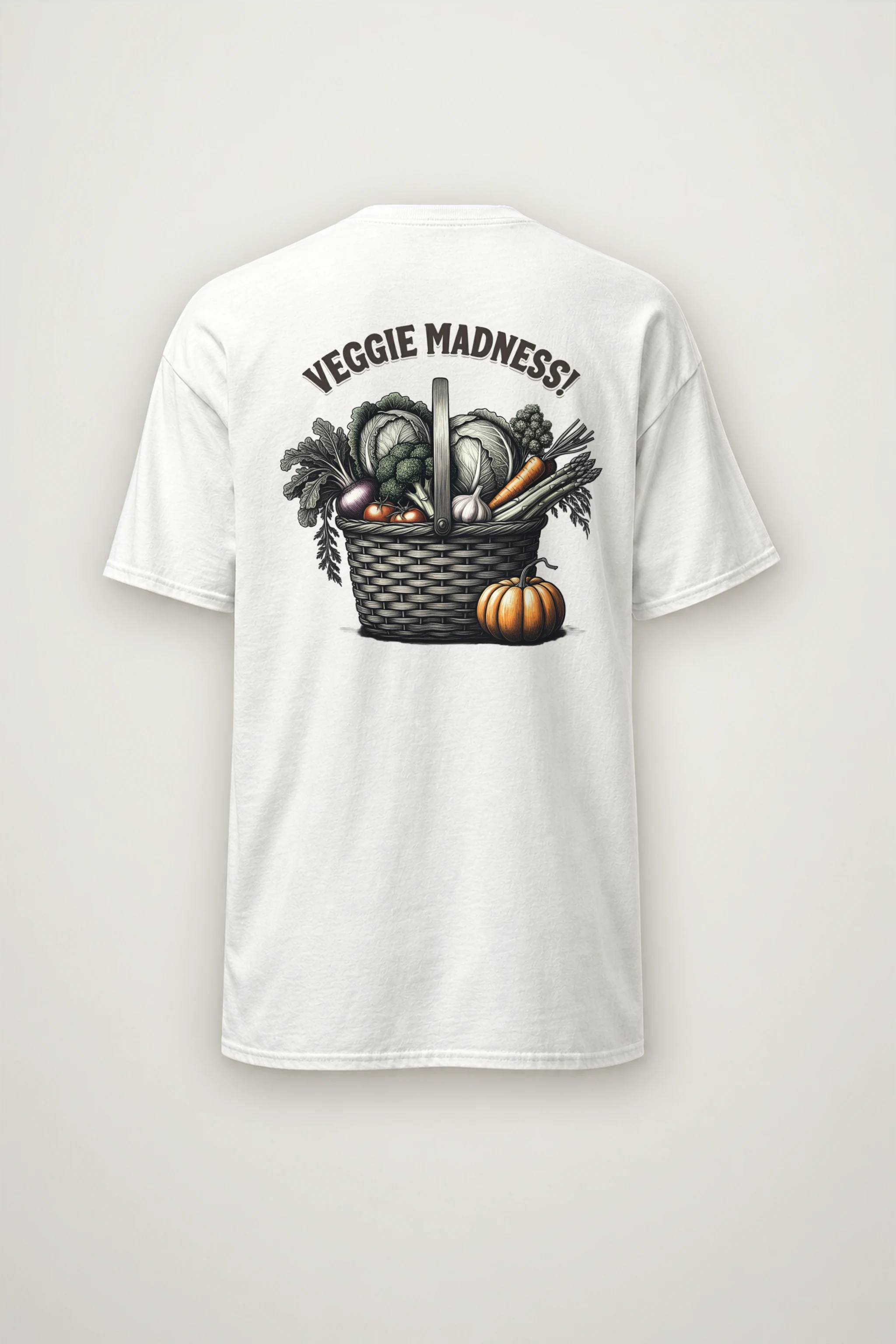"Veggie Madness" Heavyweight Unisex Crewneck T-shirt