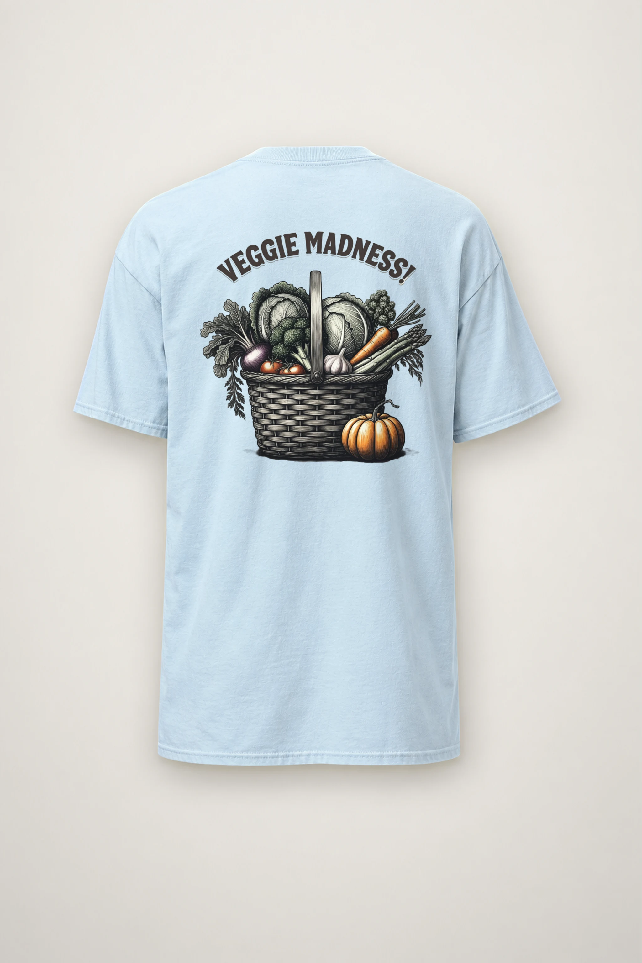"Veggie Madness" Heavyweight Unisex Crewneck T-shirt