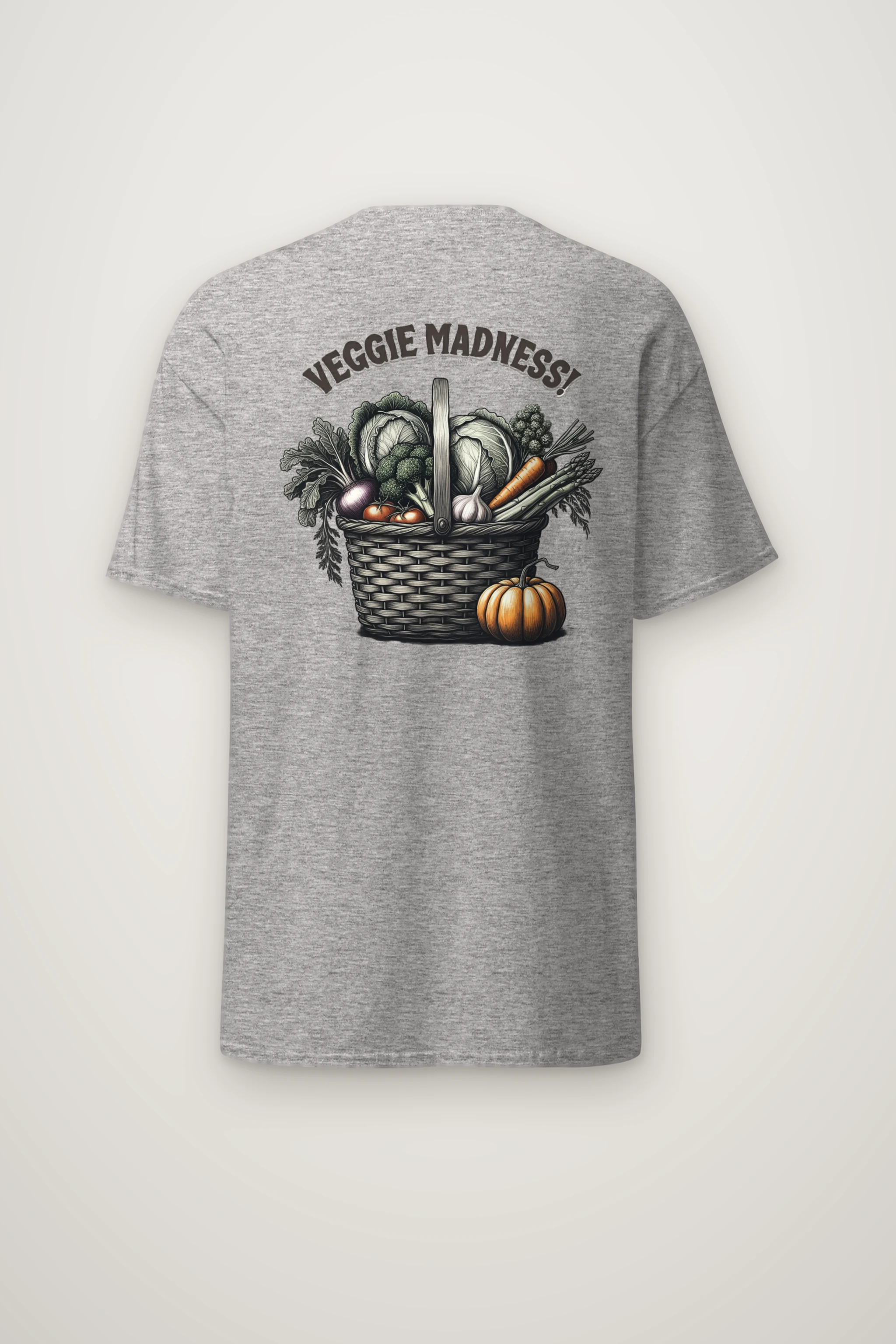 "Veggie Madness" Heavyweight Unisex Crewneck T-shirt