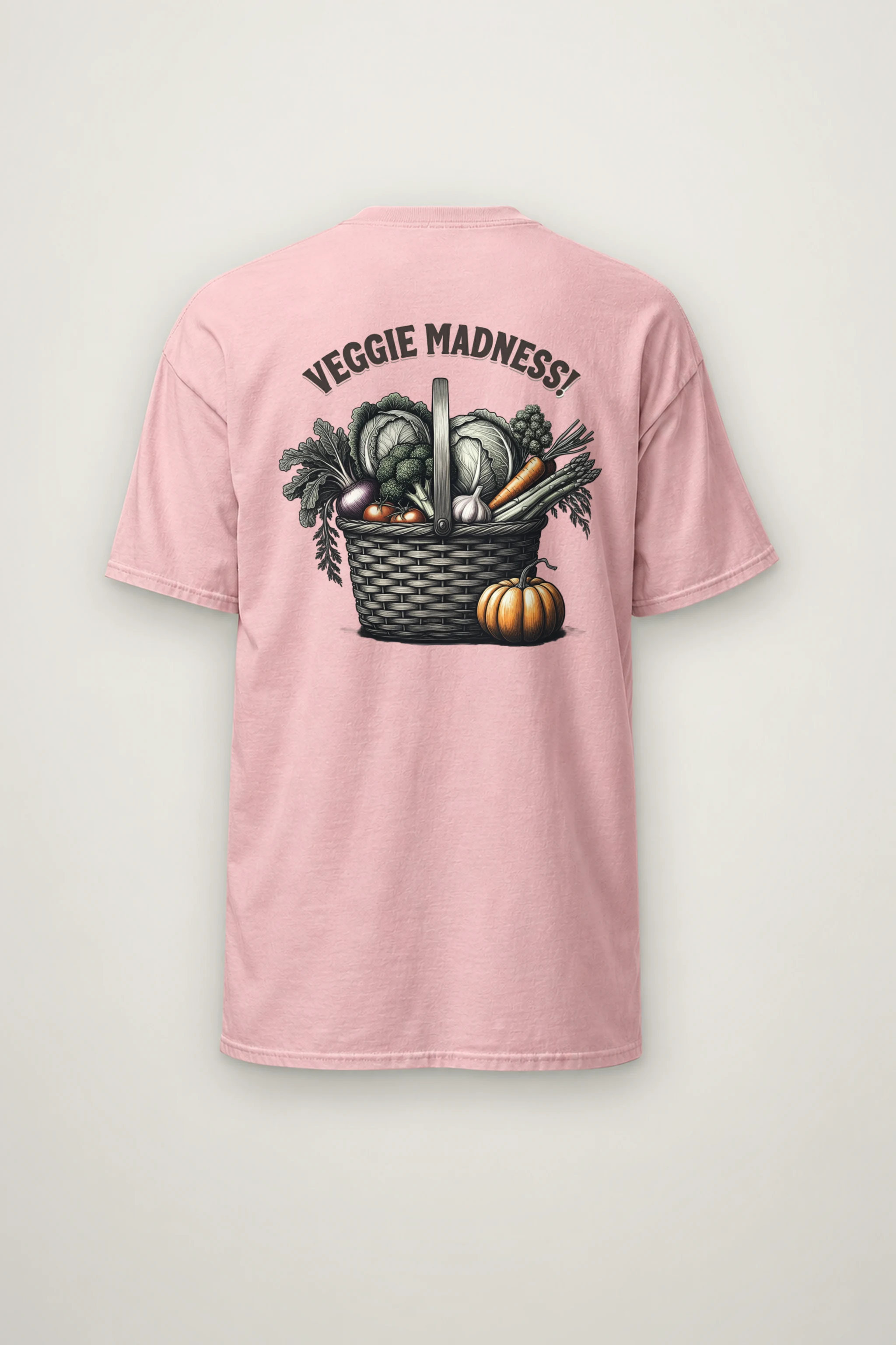 "Veggie Madness" Heavyweight Unisex Crewneck T-shirt