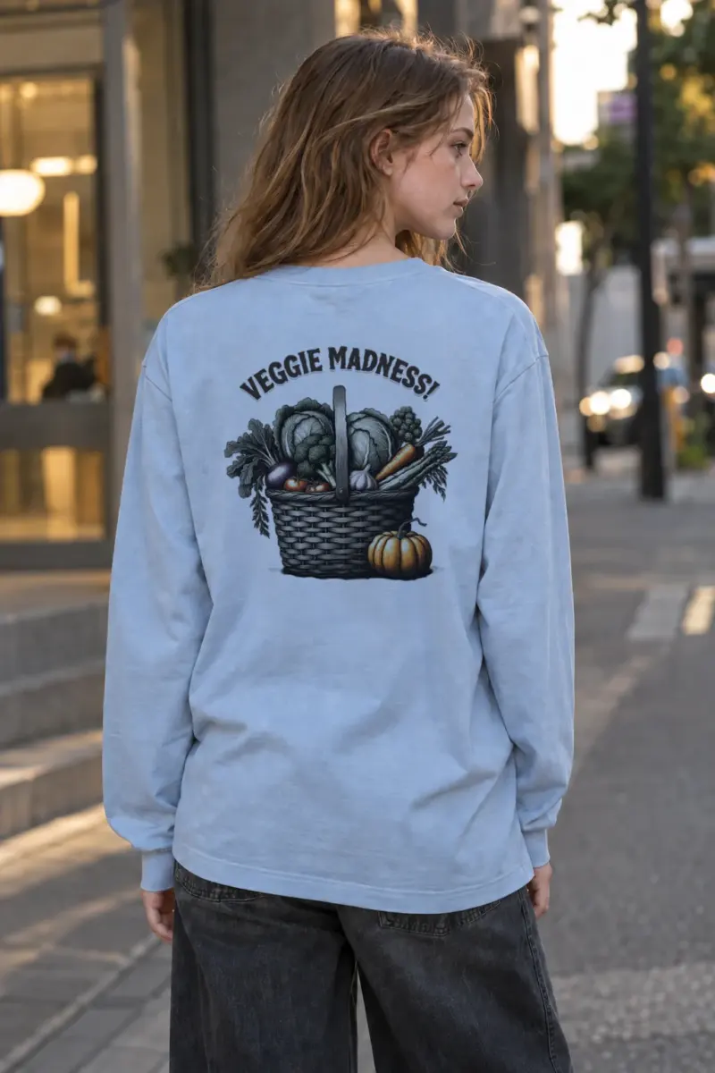 "Veggie Madness" Unisex Longsleeve T-shirt | Gildan 2400