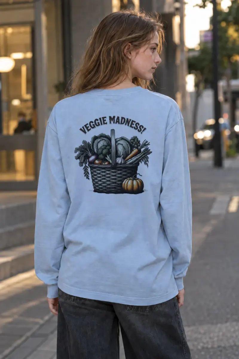 “Veggie Madness” Unisex Longsleeve T-shirt | Gildan 2400