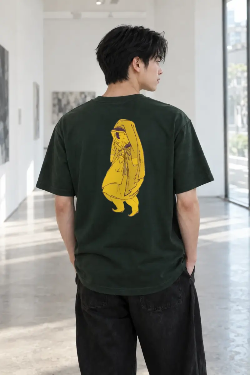 "Veiled Sari Muse" Heavyweight Unisex Crewneck T-shirt | Gildan 5000