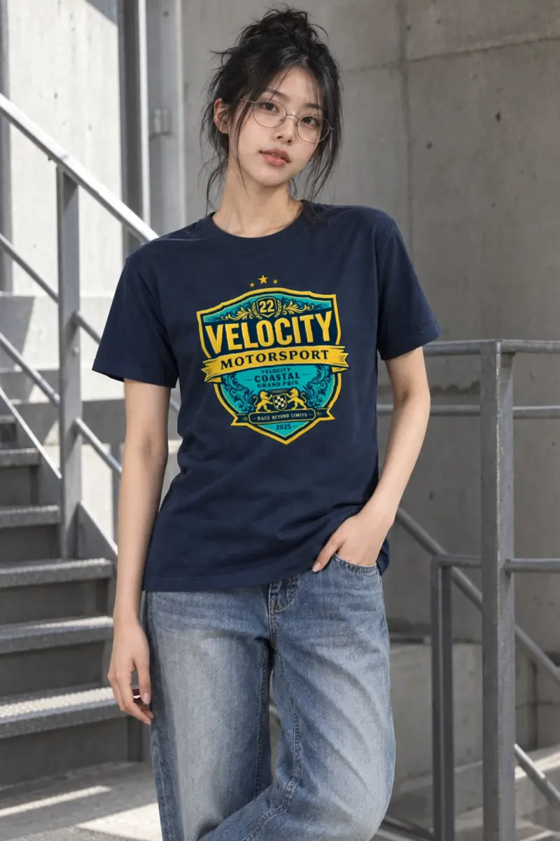 "Velocity Coastal Grand Prix" Heavyweight Unisex Crewneck T-shirt