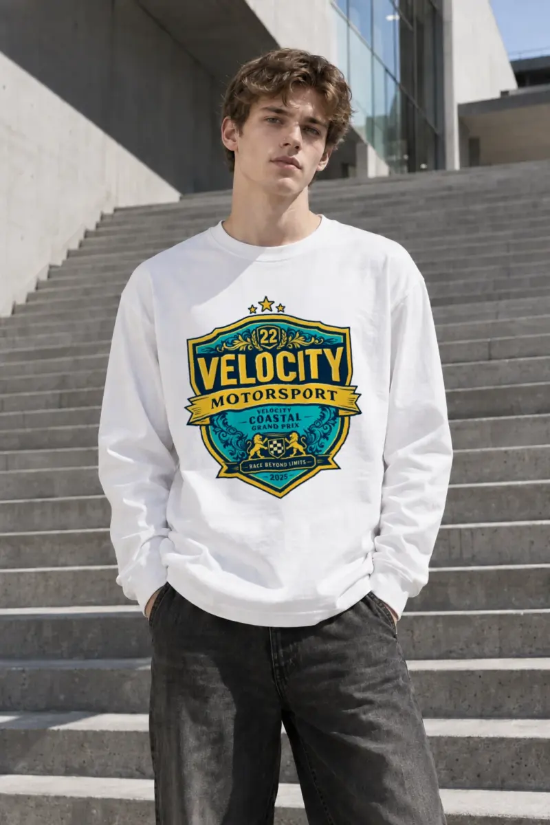 "Velocity Coastal Grand Prix" Unisex Longsleeve T-shirt | Gildan 2400