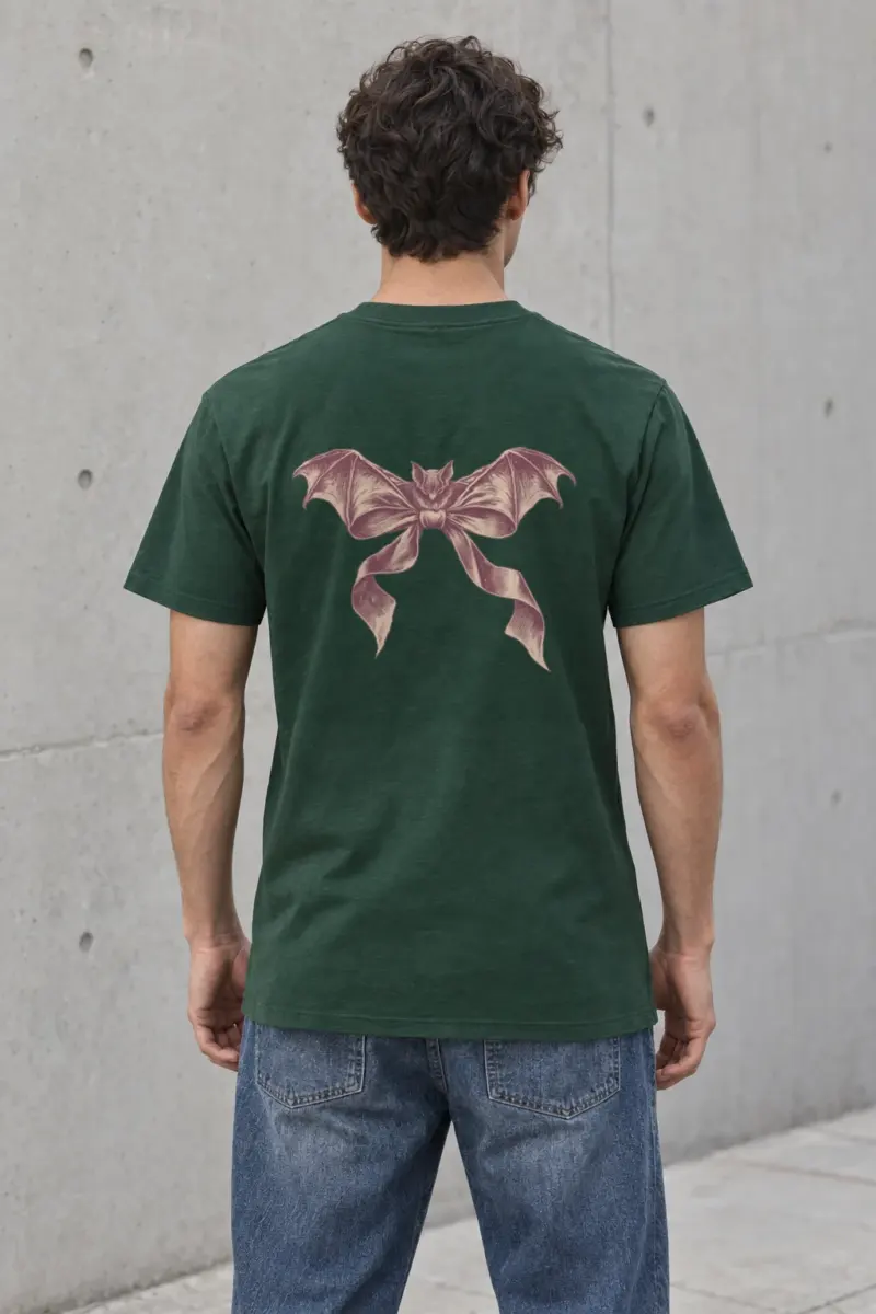 "Velvet Wings" Heavyweight Unisex Crewneck T-shirt | Gildan 5000