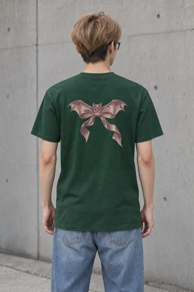 "Velvet Wings" Heavyweight Unisex Crewneck T-shirt