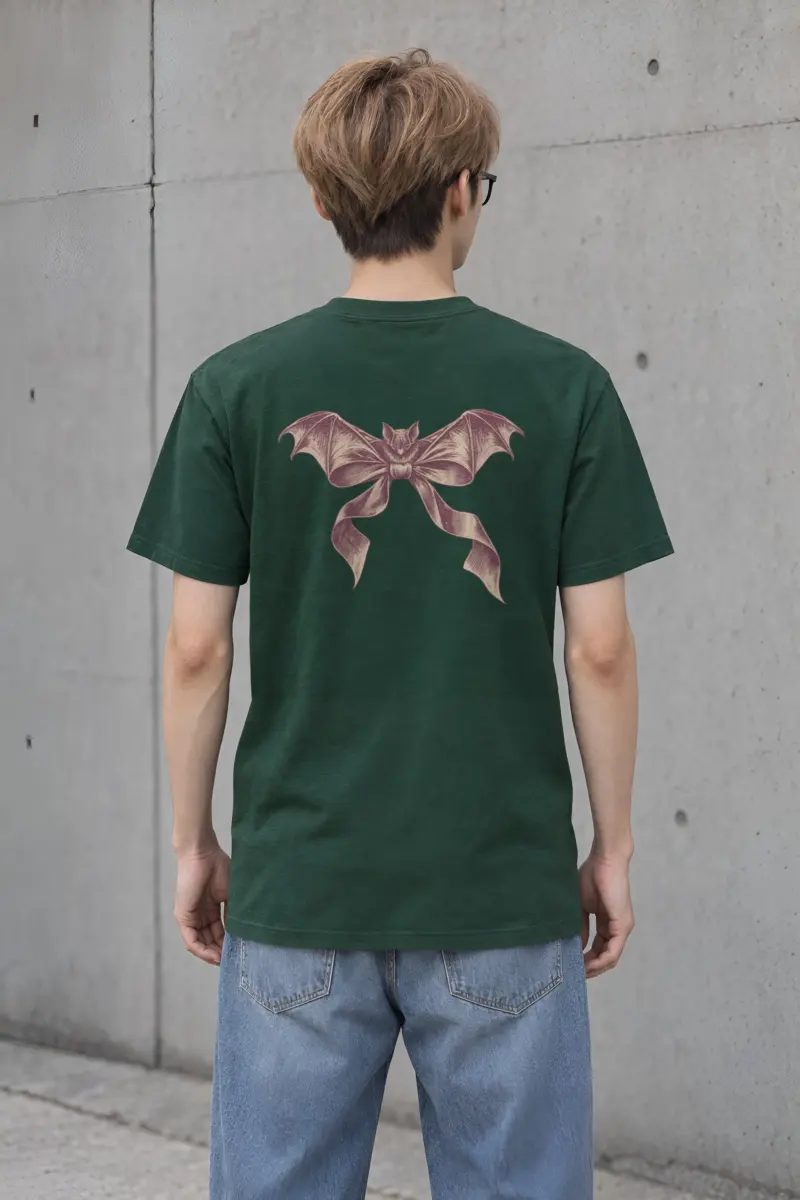 "Velvet Wings" Heavyweight Unisex Crewneck T-shirt