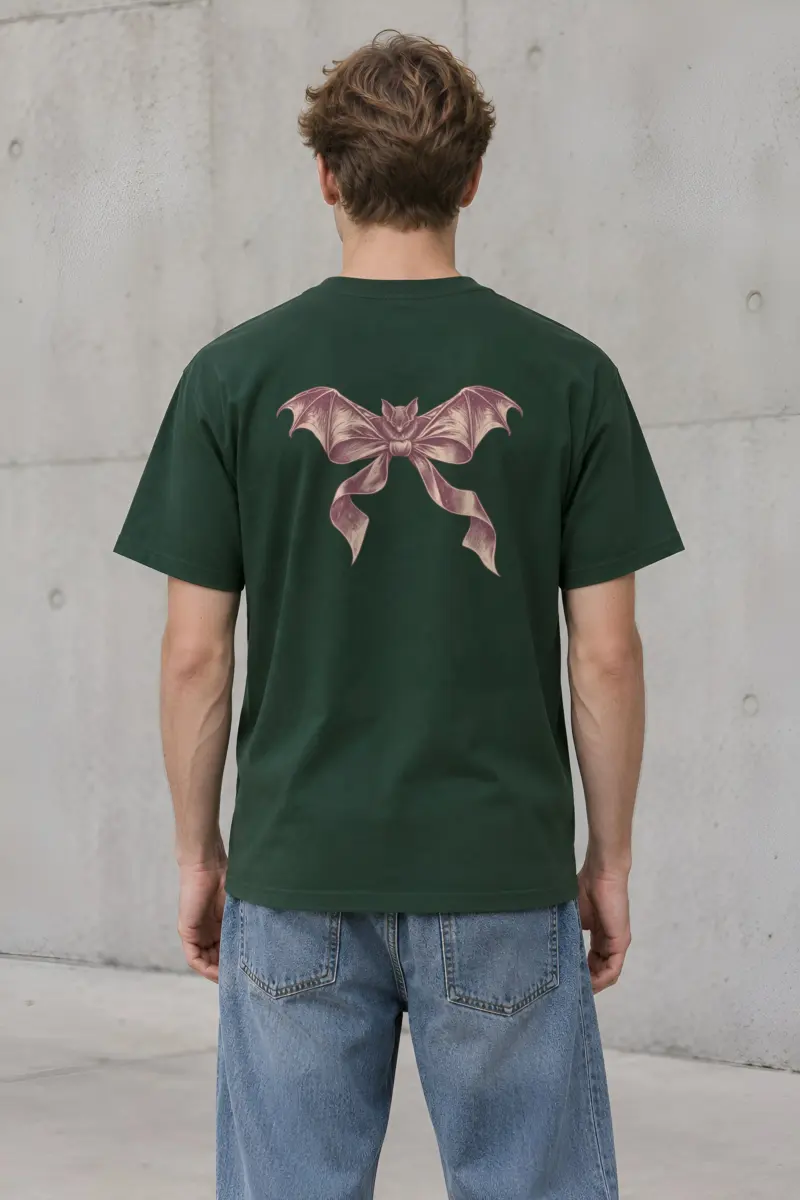 "Velvet Wings" Heavyweight Unisex Crewneck T-shirt