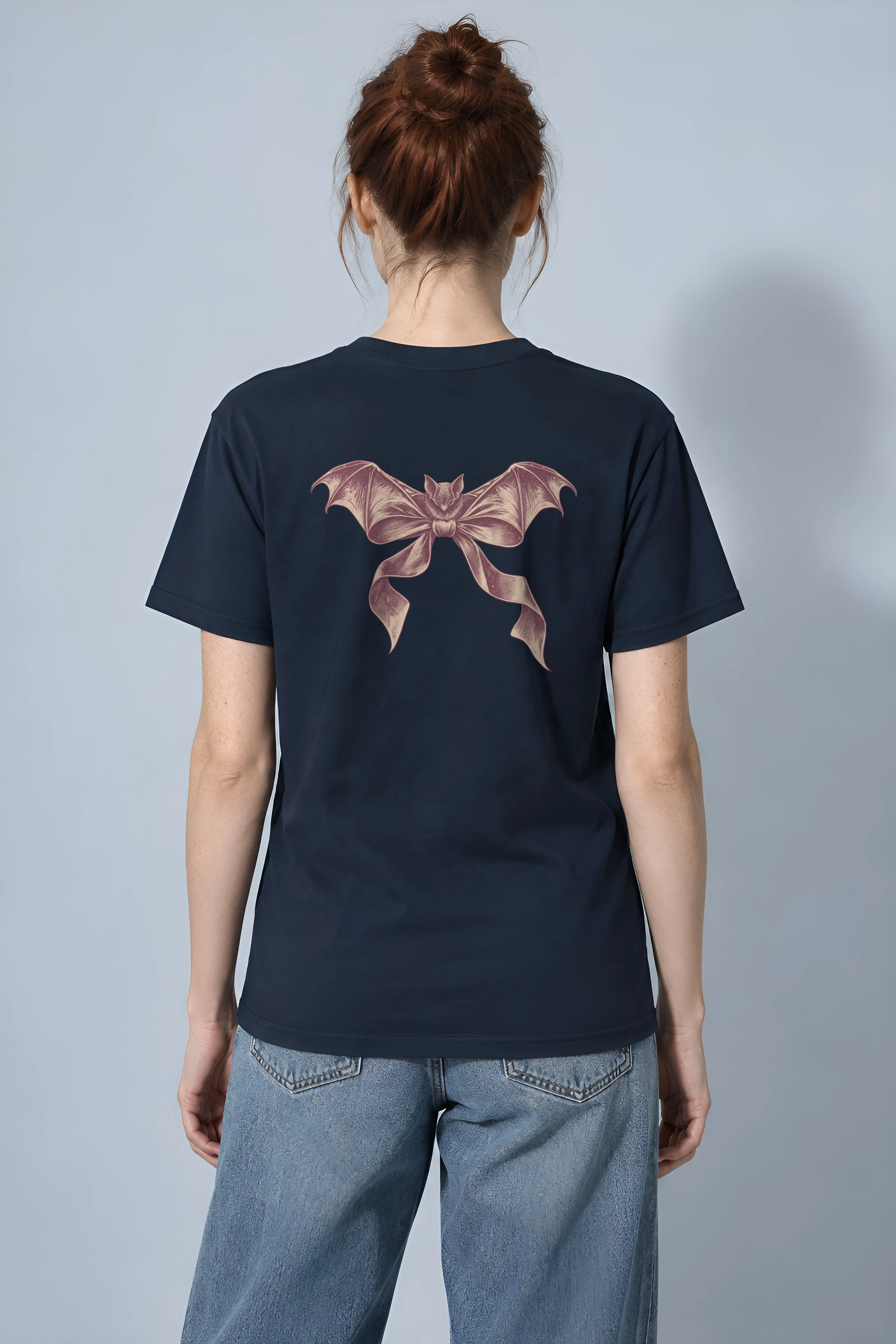 "Velvet Wings" Heavyweight Unisex Crewneck T-shirt