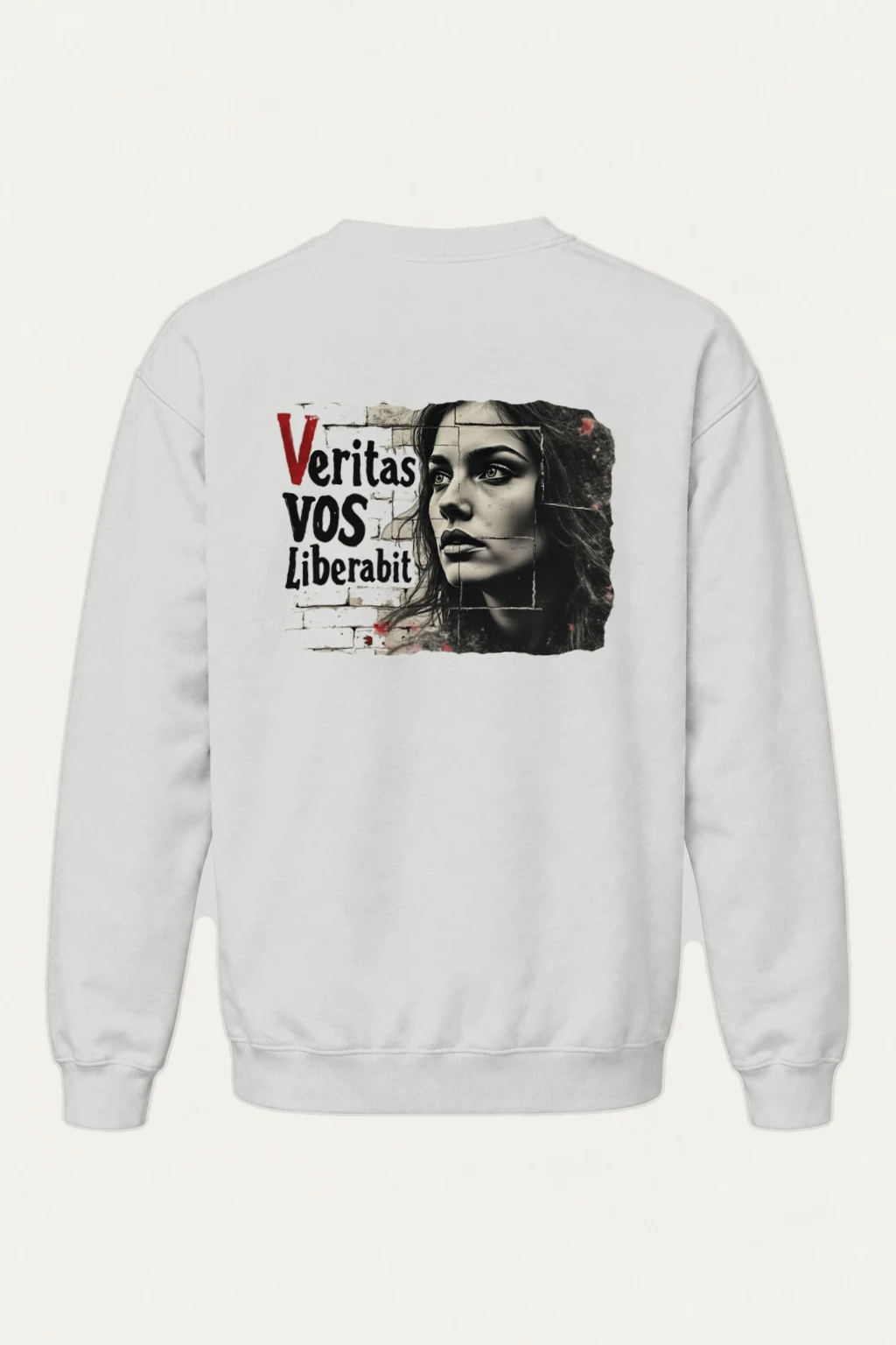 "Veritas Portrait" Heavy Blend Unisex Crewneck Sweatshirt | Gildan 18000