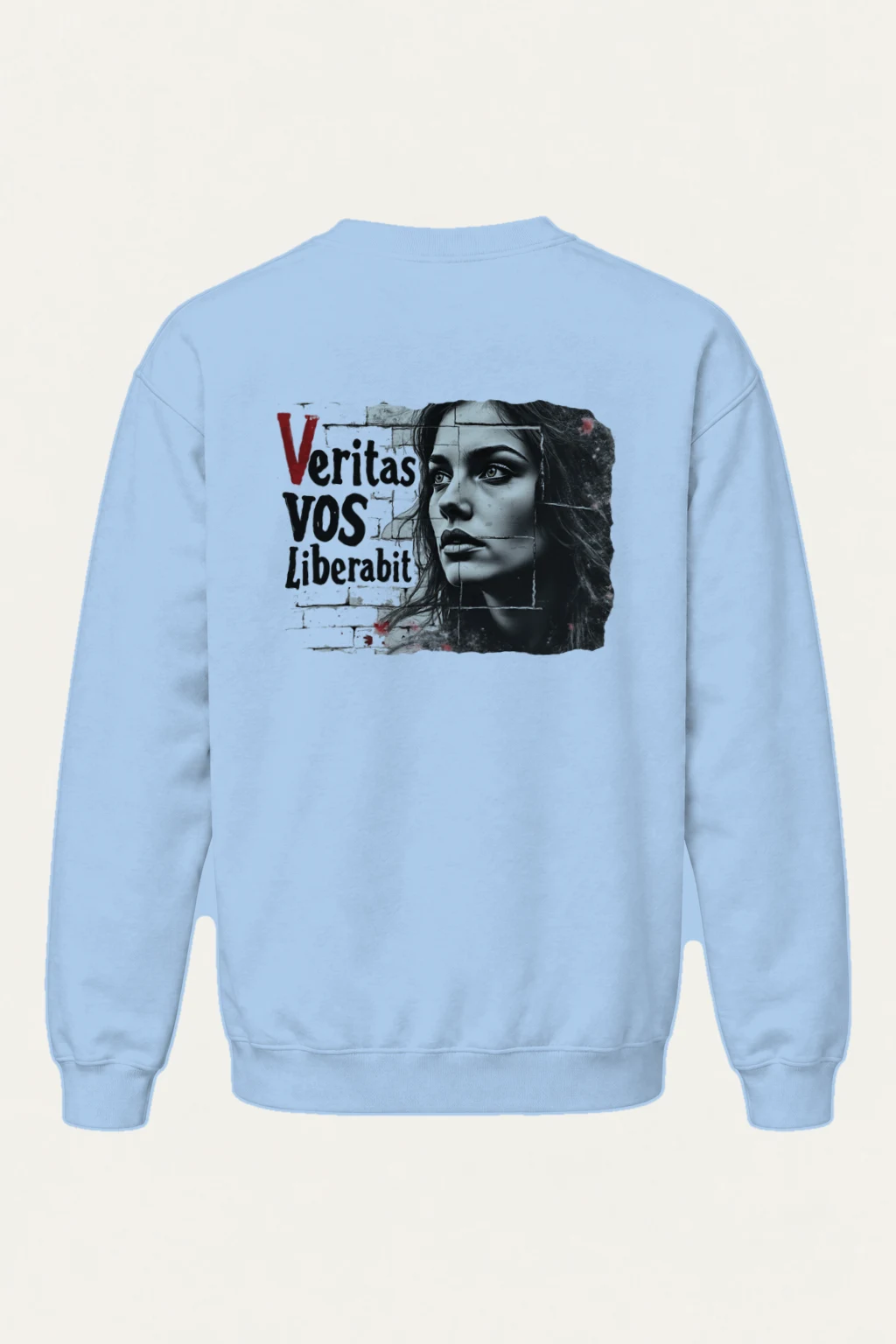 "Veritas Portrait" Heavy Blend Unisex Crewneck Sweatshirt | Gildan 18000