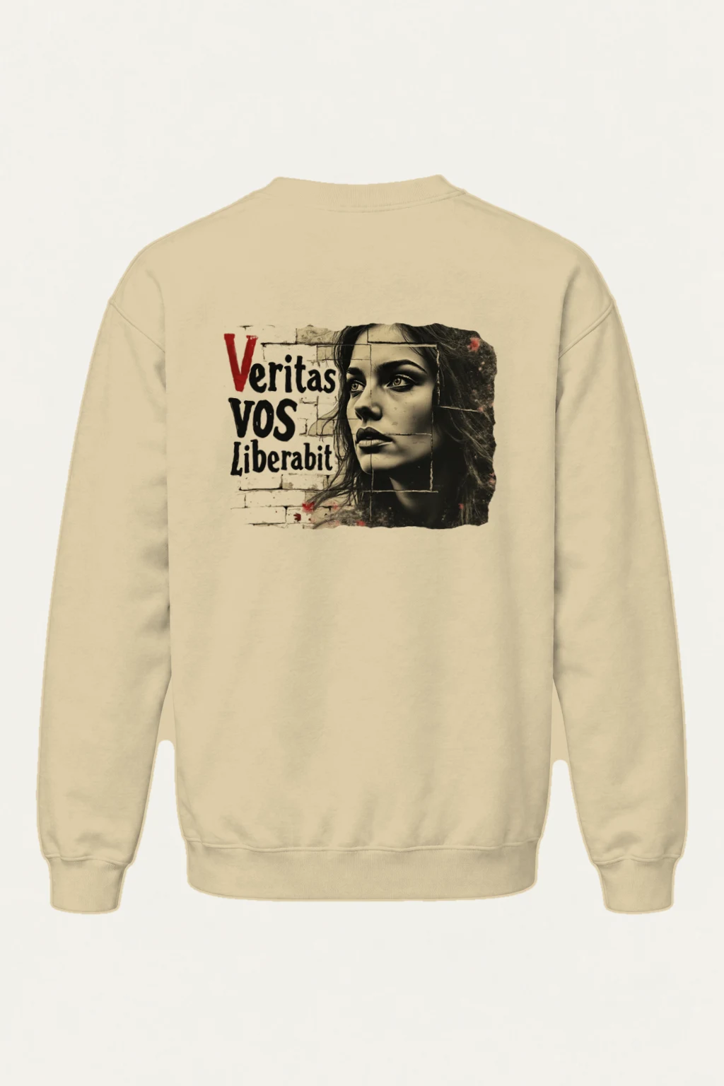 "Veritas Portrait" Heavy Blend Unisex Crewneck Sweatshirt | Gildan 18000