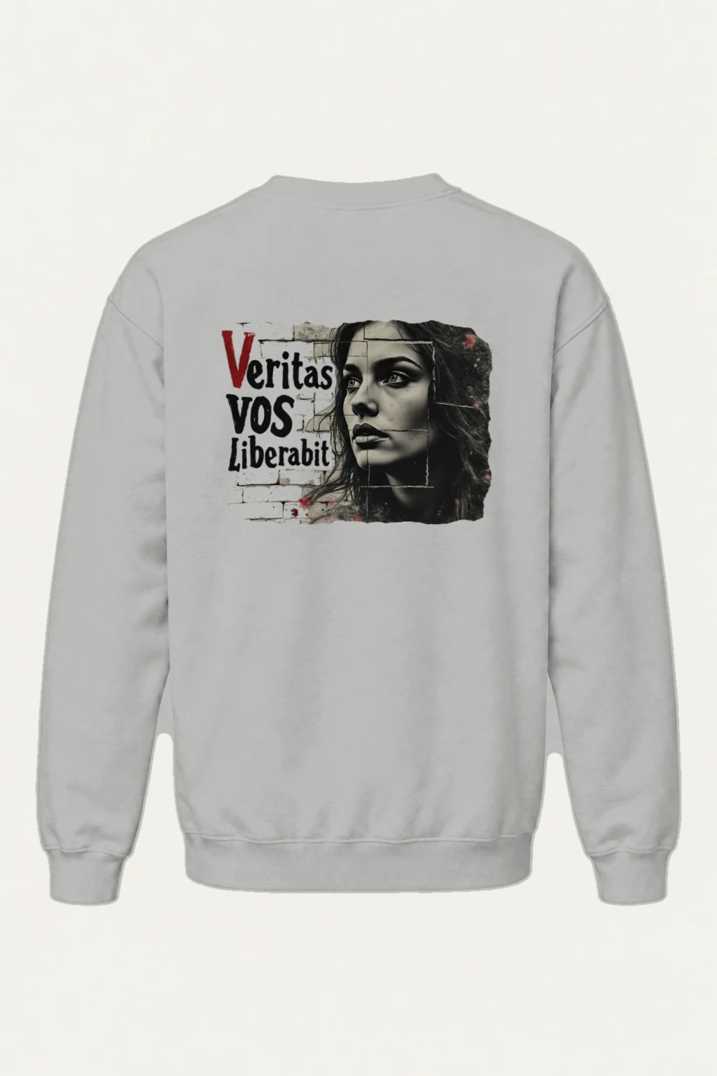 "Veritas Portrait" Heavy Blend Unisex Crewneck Sweatshirt | Gildan 18000
