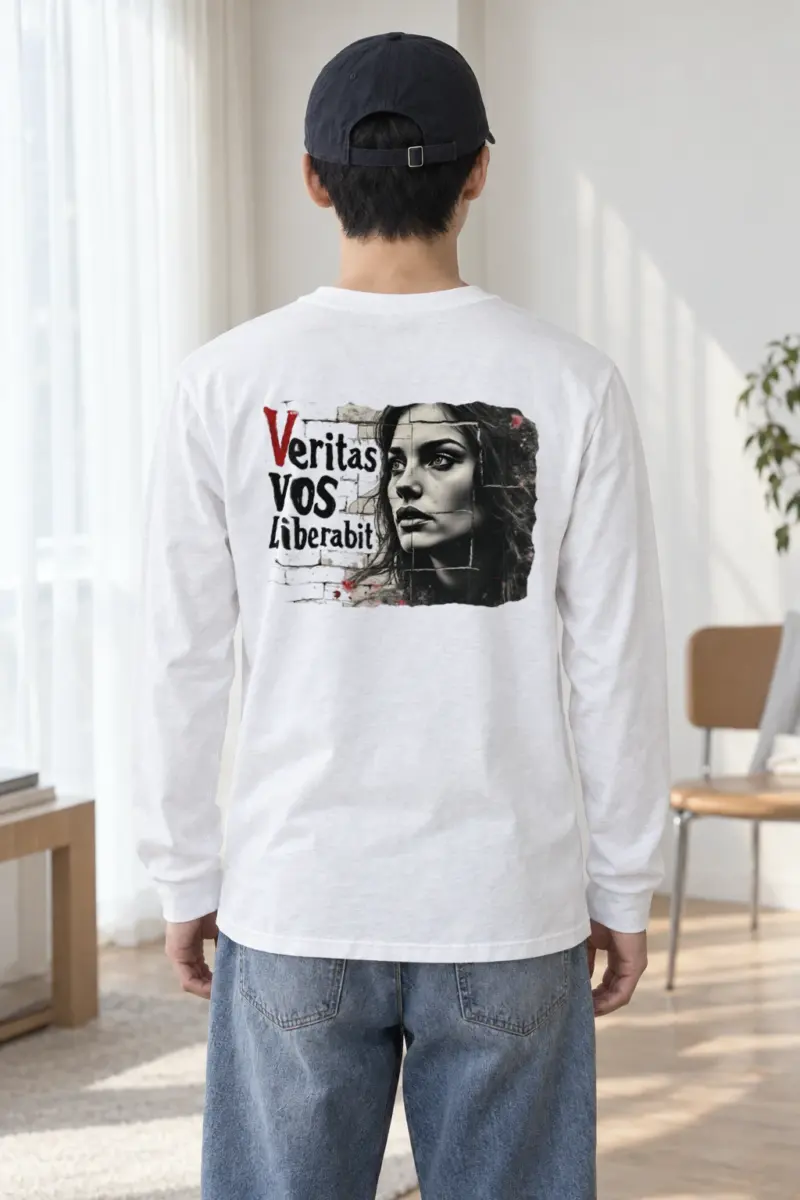 "Veritas Portrait" Unisex Longsleeve T-shirt