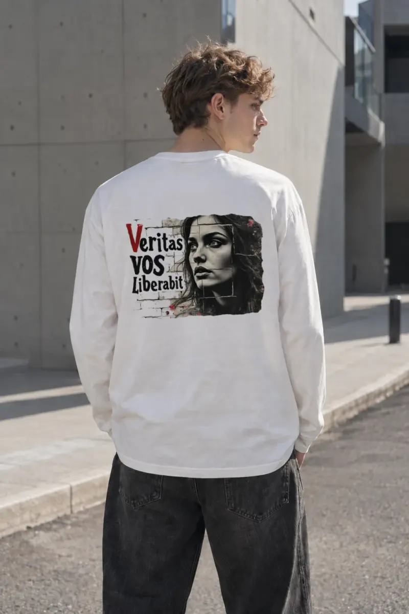 “Veritas Portrait” Unisex Longsleeve T-shirt | Gildan 2400