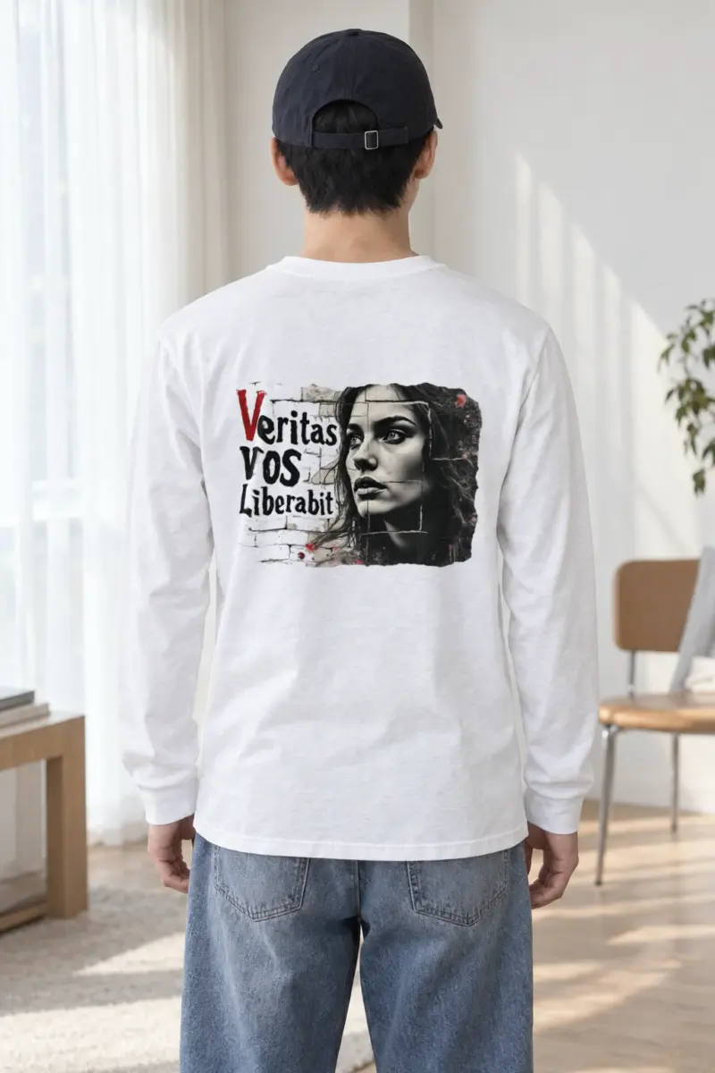 "Veritas Portrait" Unisex Longsleeve T-shirt