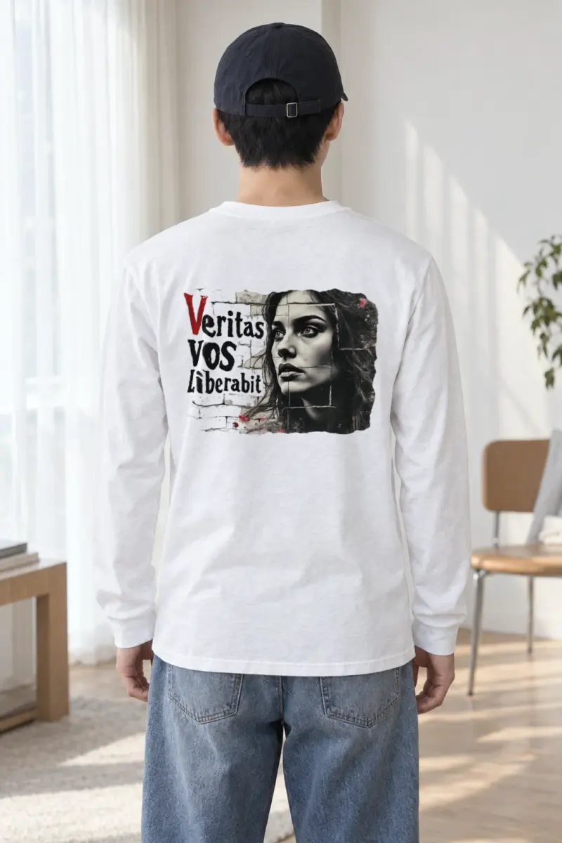 "Veritas Portrait" Unisex Longsleeve T-shirt