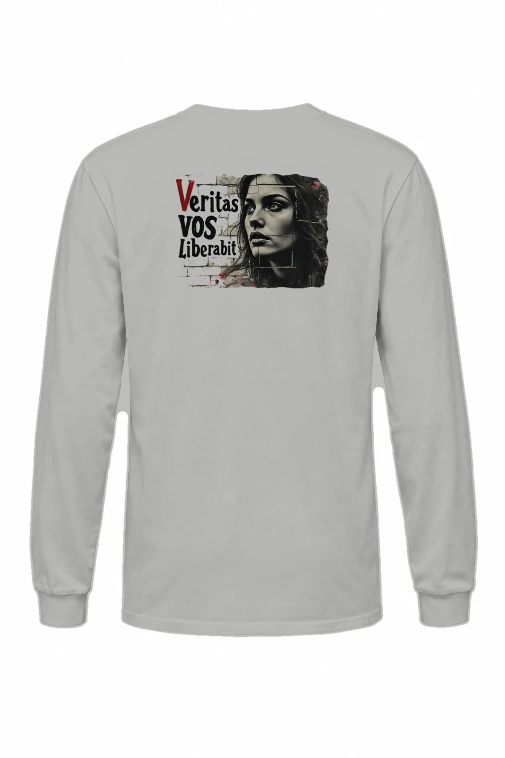 "Veritas Portrait" Unisex Longsleeve T-shirt | Gildan 2400