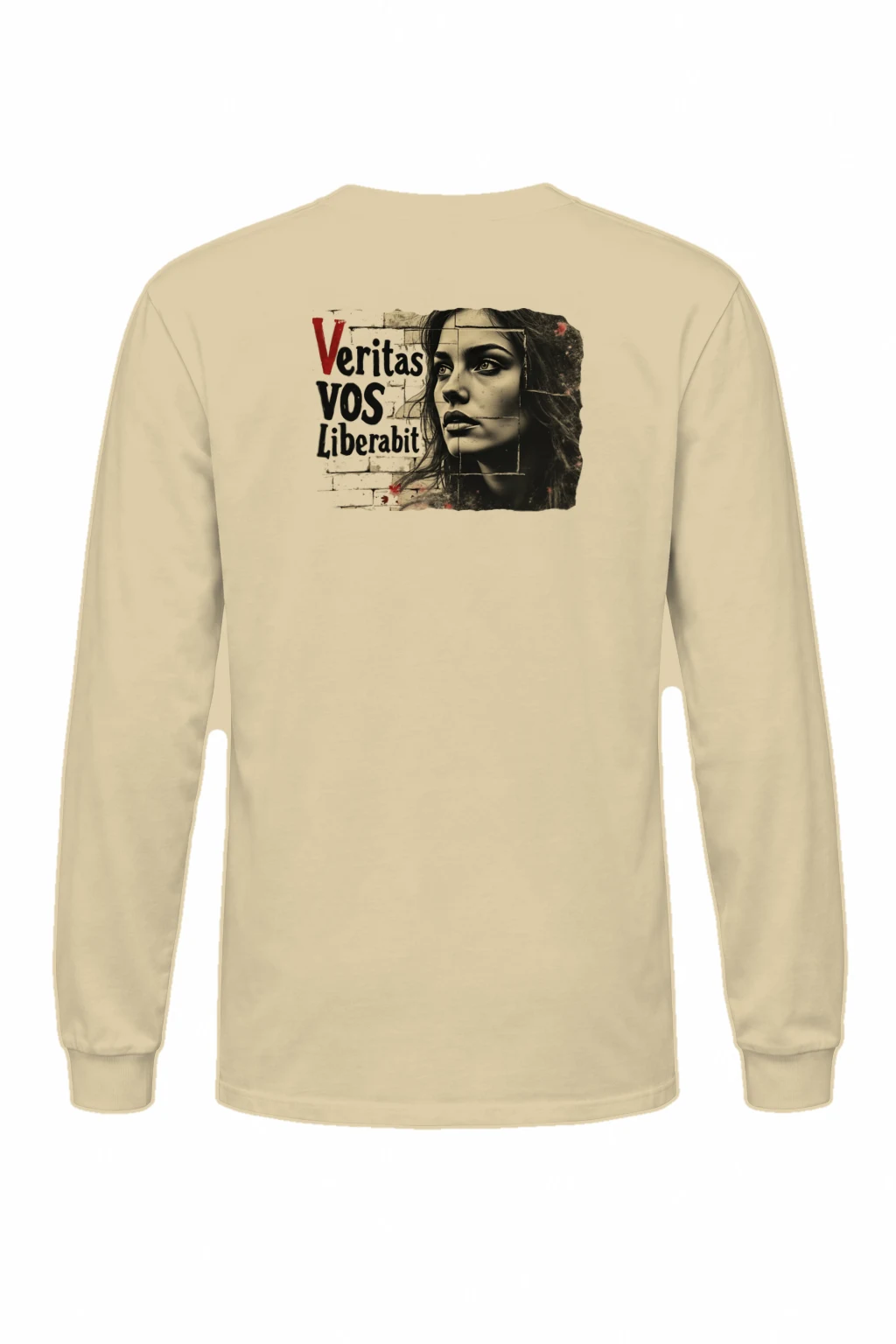 "Veritas Portrait" Unisex Longsleeve T-shirt | Gildan 2400