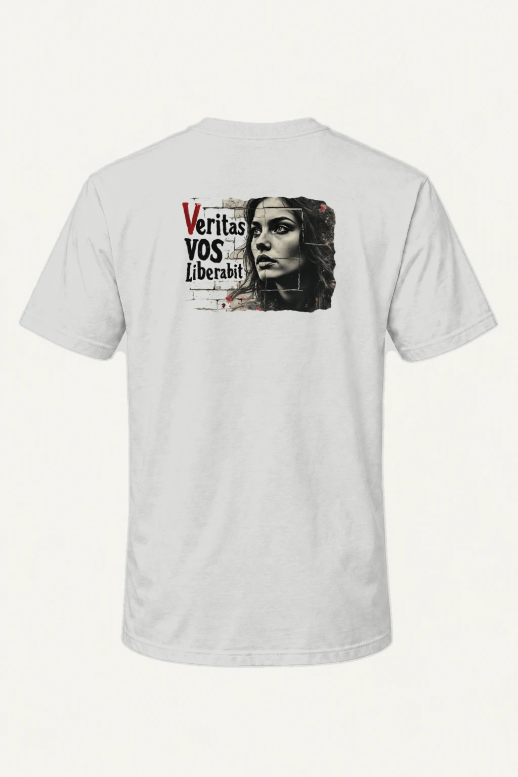 "Veritas Vos Liberabit" Heavyweight Unisex Crewneck T-shirt | Gildan 5000
