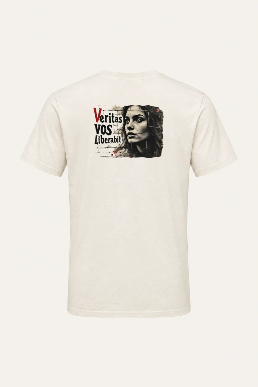 "Veritas Vos Liberabit" Heavyweight Unisex Crewneck T-shirt | Gildan 5000
