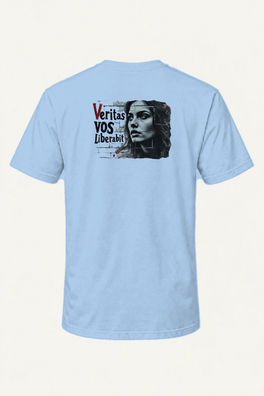 "Veritas Vos Liberabit" Heavyweight Unisex Crewneck T-shirt | Gildan 5000