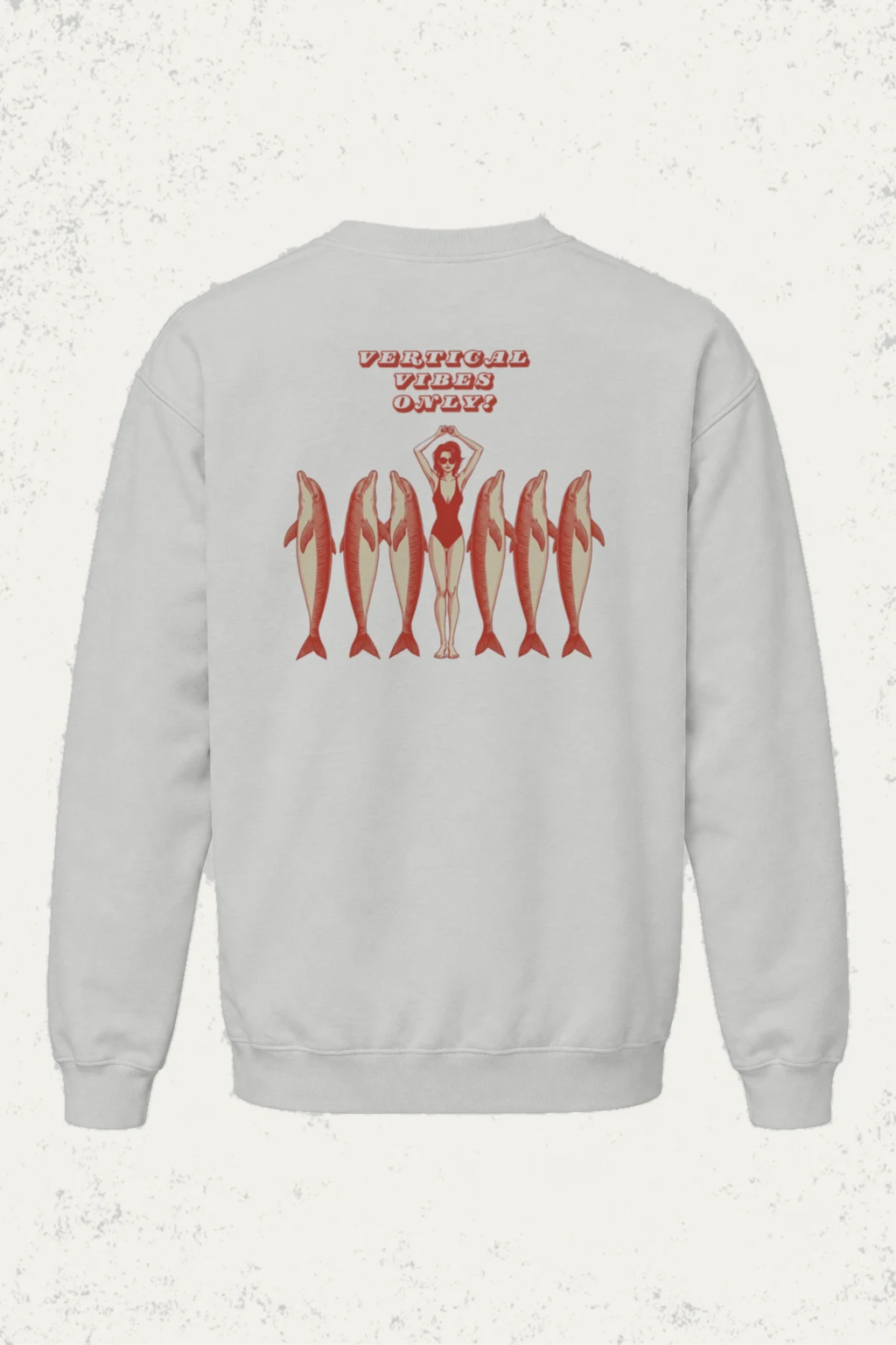 "Vertical Vibes Only" Heavy Blend Unisex Crewneck Sweatshirt | Gildan 18000
