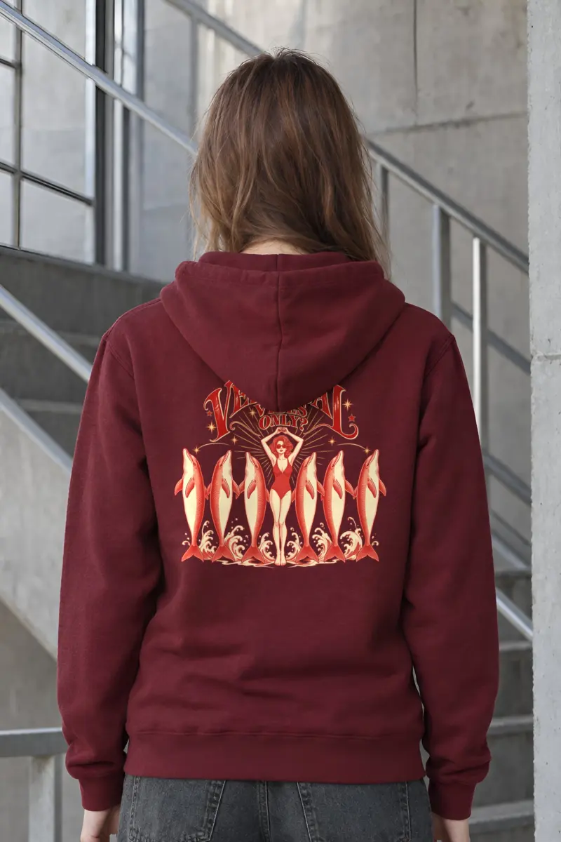 "Vertical Vibes Only" Heavy Blend Unisex Pullover Hoodie