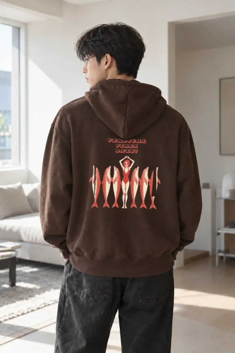 “Vertical Vibes Only” Heavy Blend Unisex Pullover Hoodie | Gildan 18500