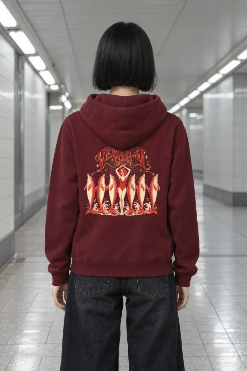 "Vertical Vibes Only" Heavy Blend Unisex Pullover Hoodie