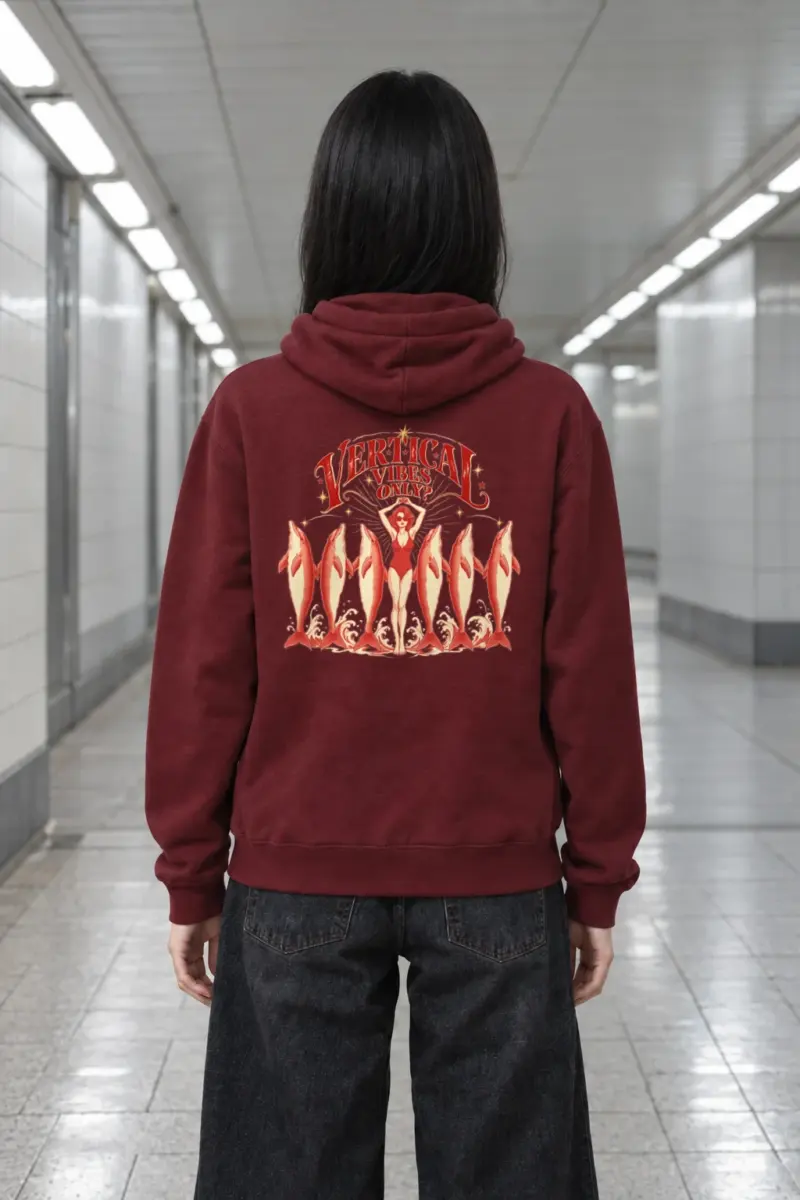 "Vertical Vibes Only" Heavy Blend Unisex Pullover Hoodie