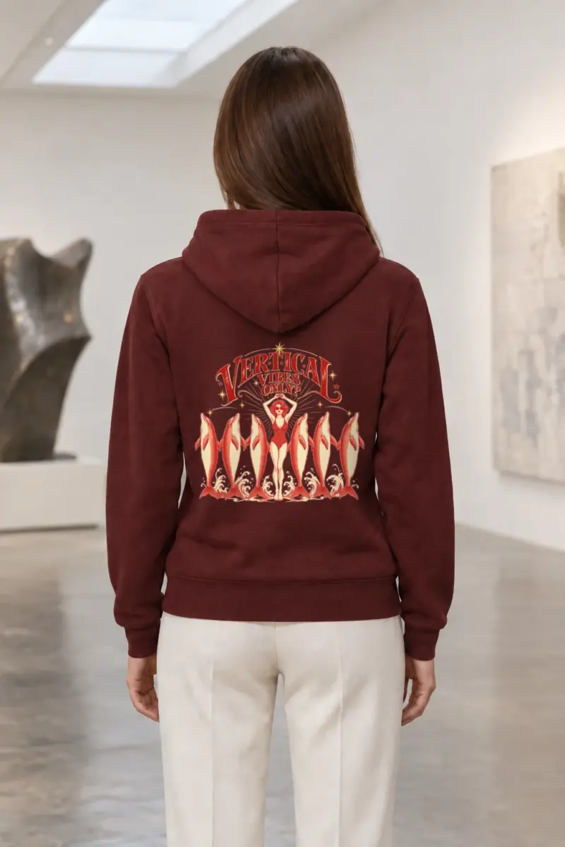 "Vertical Vibes Only" Heavy Blend Unisex Pullover Hoodie | Gildan 18500