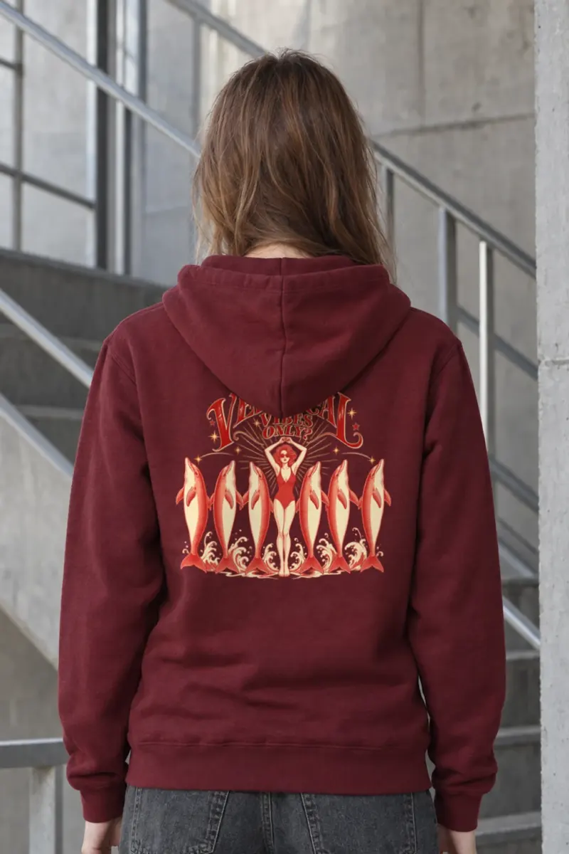 "Vertical Vibes Only" Heavy Blend Unisex Pullover Hoodie