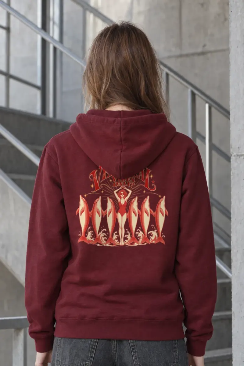 "Vertical Vibes Only" Heavy Blend Unisex Pullover Hoodie