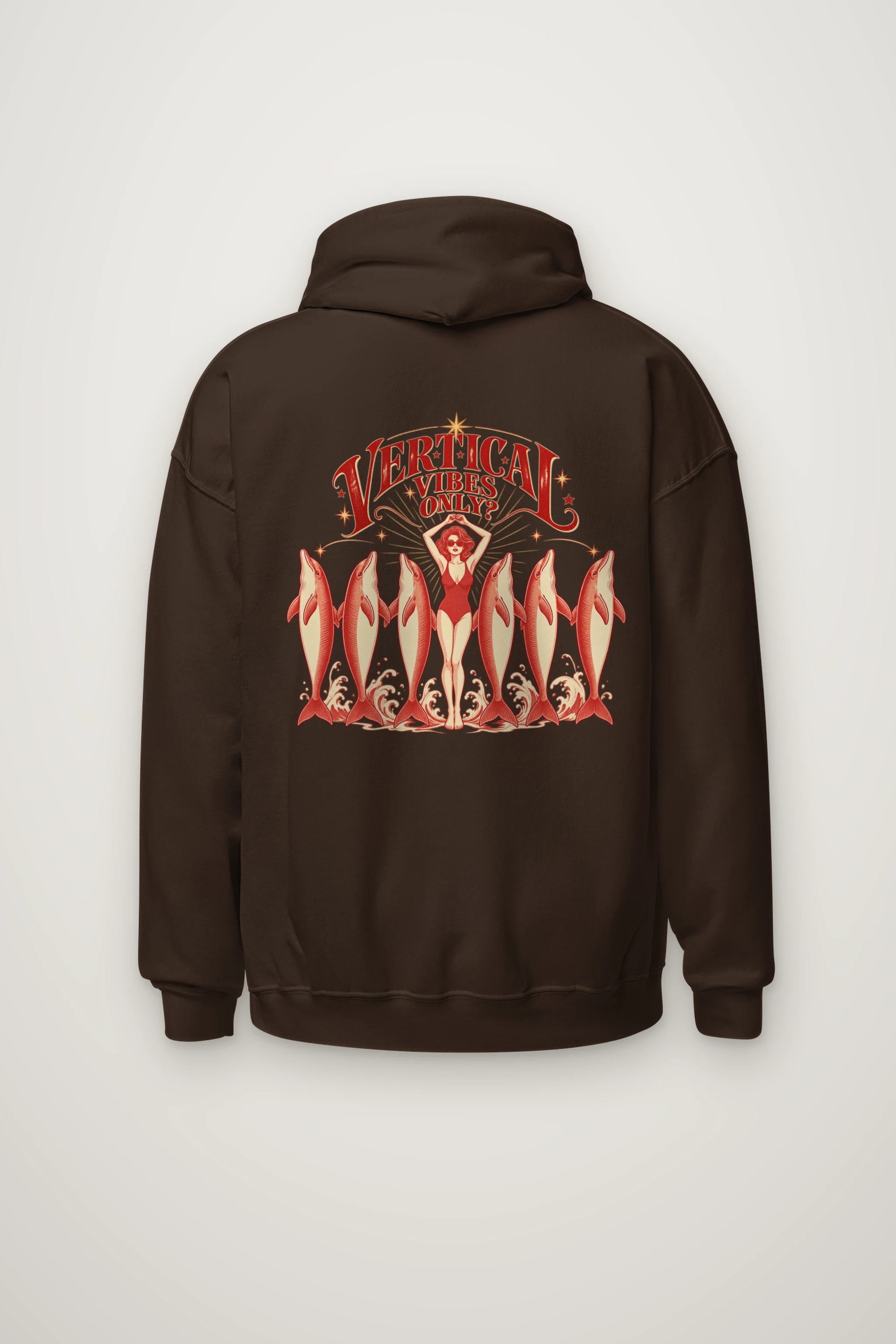 "Vertical Vibes Only" Heavy Blend Unisex Pullover Hoodie