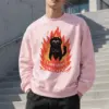 "Very Hungry Cat" Heavy Blend Unisex Crewneck Sweatshirt | Gildan 18000