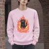 "Very Hungry Cat" Heavy Blend Unisex Crewneck Sweatshirt