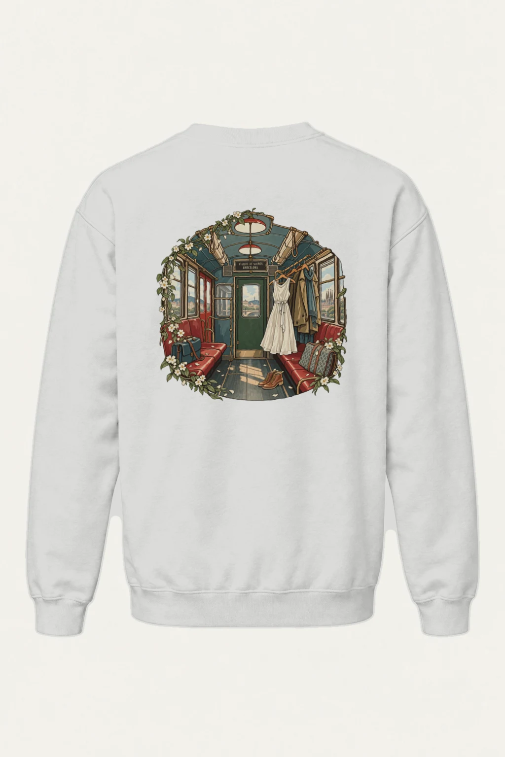"Viajero De Sueños" Heavy Blend Unisex Crewneck Sweatshirt | Gildan 18000