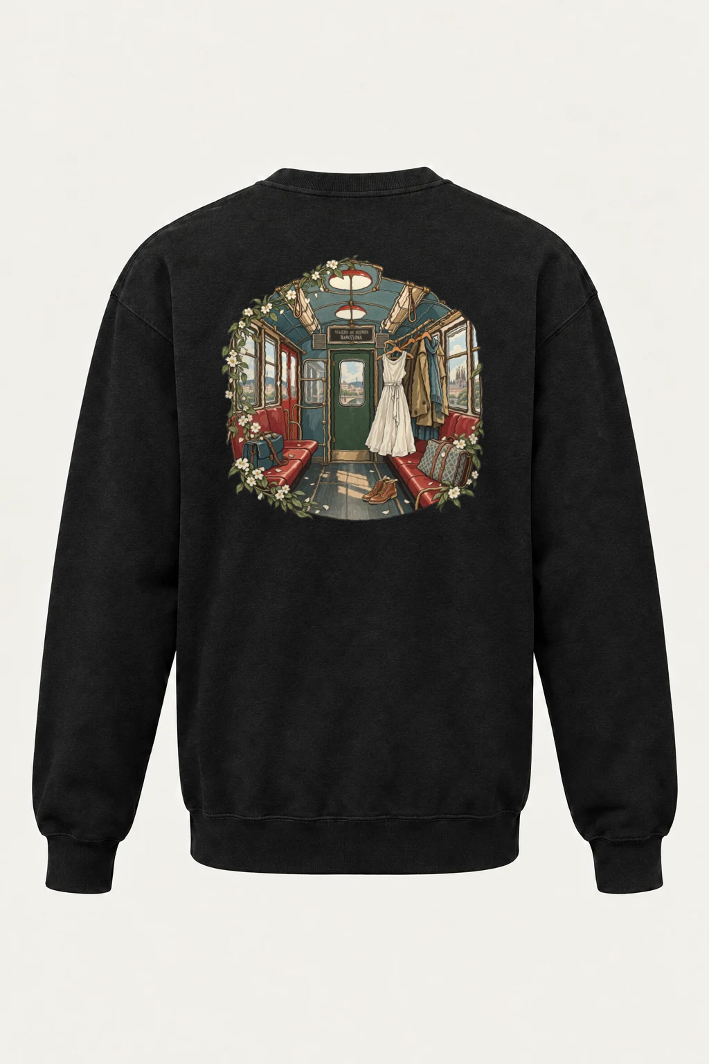 "Viajero De Sueños" Heavy Blend Unisex Crewneck Sweatshirt | Gildan 18000