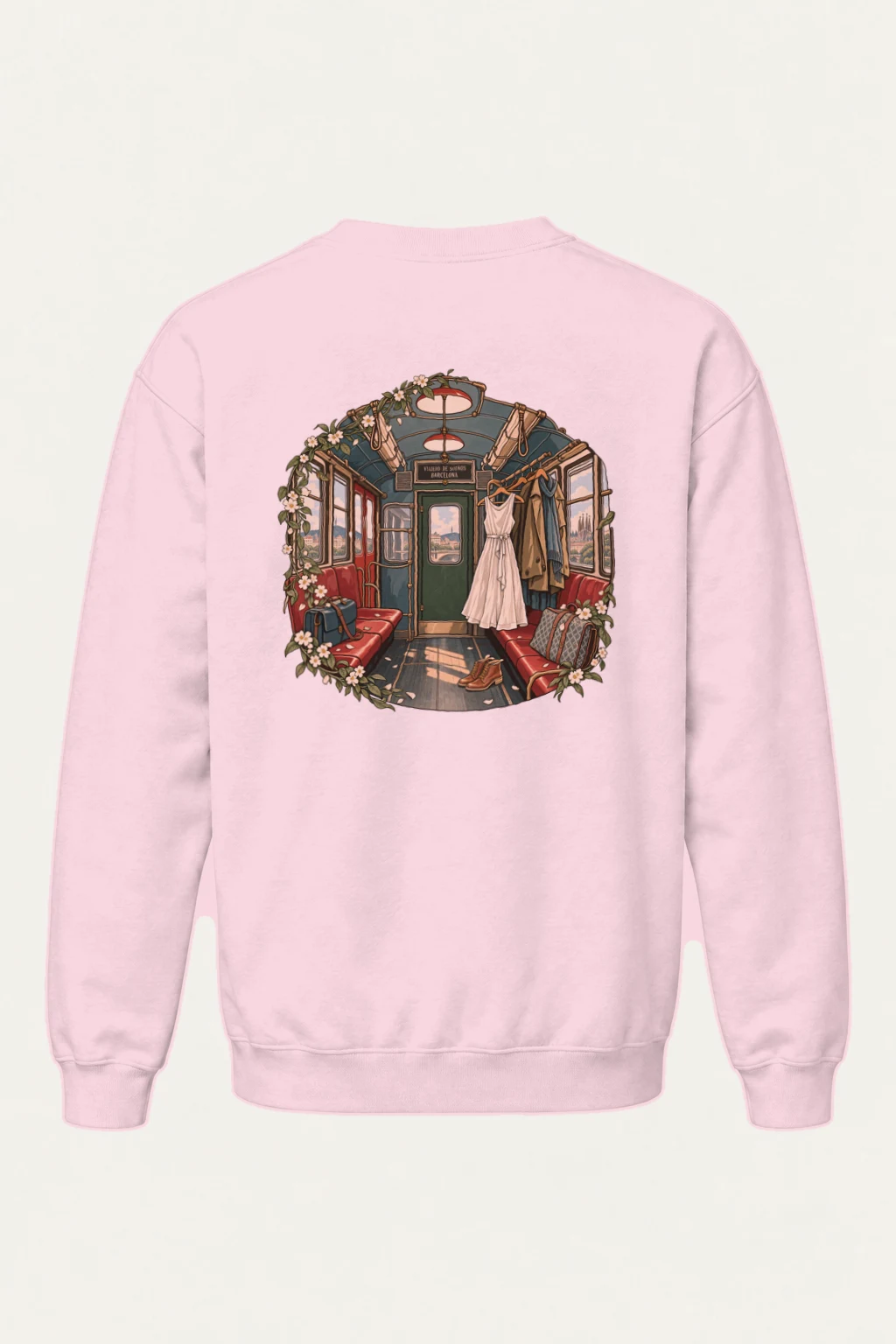"Viajero De Sueños" Heavy Blend Unisex Crewneck Sweatshirt | Gildan 18000