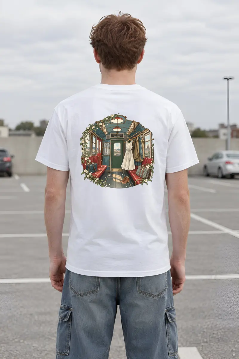 "Viajero De Sueños" Heavyweight Unisex Crewneck T-shirt