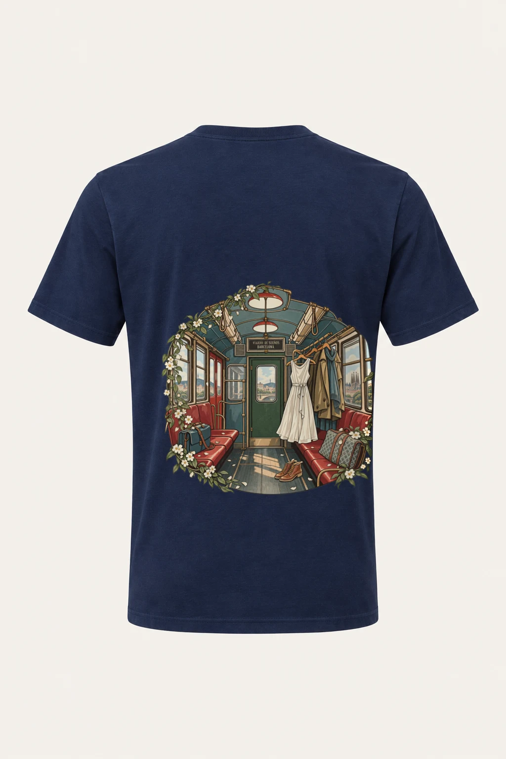 "Viajero De Sueños" Heavyweight Unisex Crewneck T-shirt | Gildan 5000