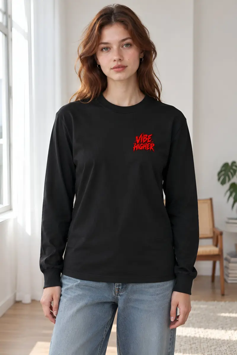 "Vibe Higher Guitarist" Unisex Longsleeve T-shirt