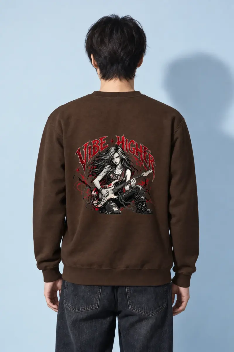 "Vibe Higher" Heavy Blend Unisex Crewneck Sweatshirt