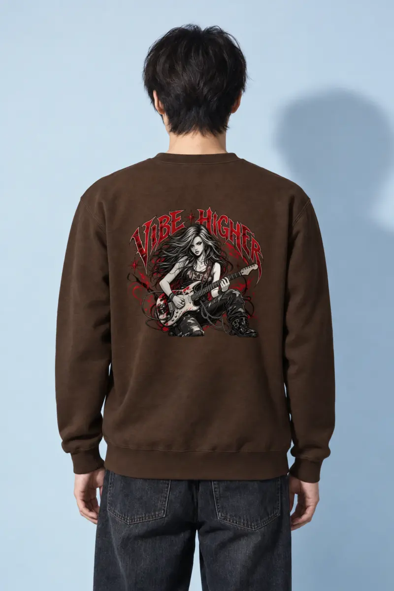"Vibe Higher" Heavy Blend Unisex Crewneck Sweatshirt