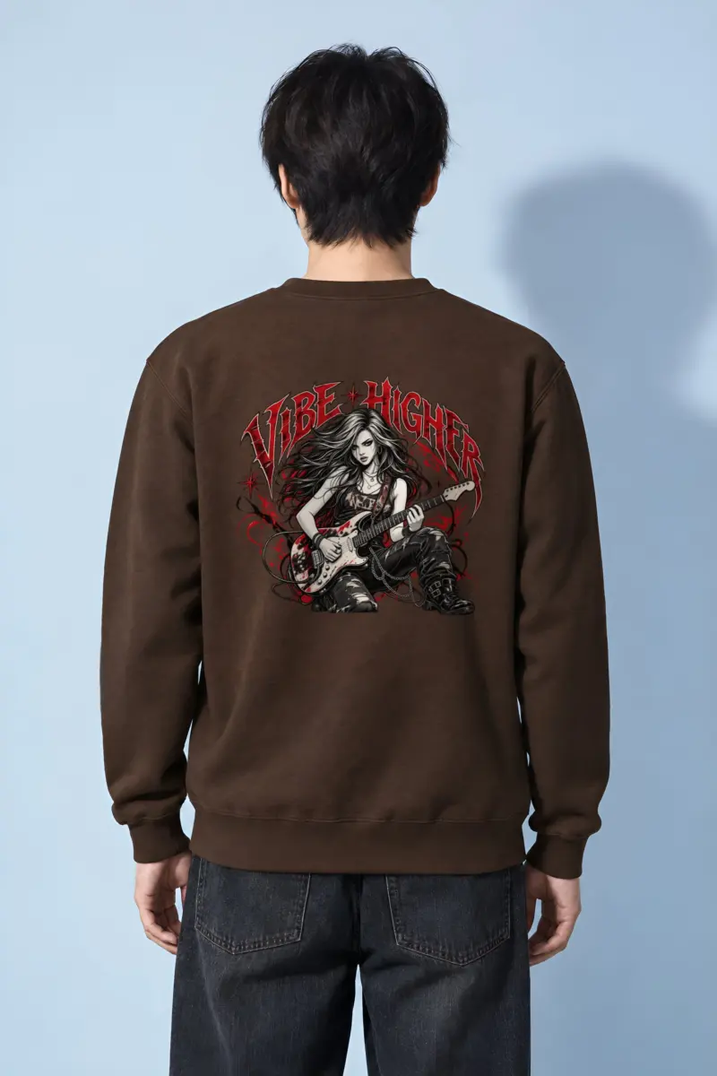 "Vibe Higher" Heavy Blend Unisex Crewneck Sweatshirt