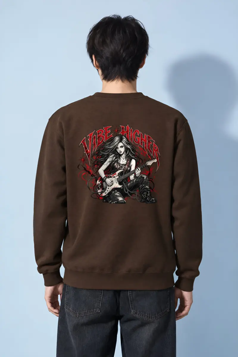 "Vibe Higher" Heavy Blend Unisex Crewneck Sweatshirt