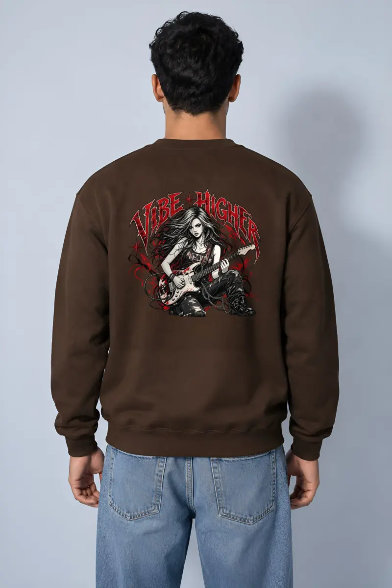 "Vibe Higher" Heavy Blend Unisex Crewneck Sweatshirt