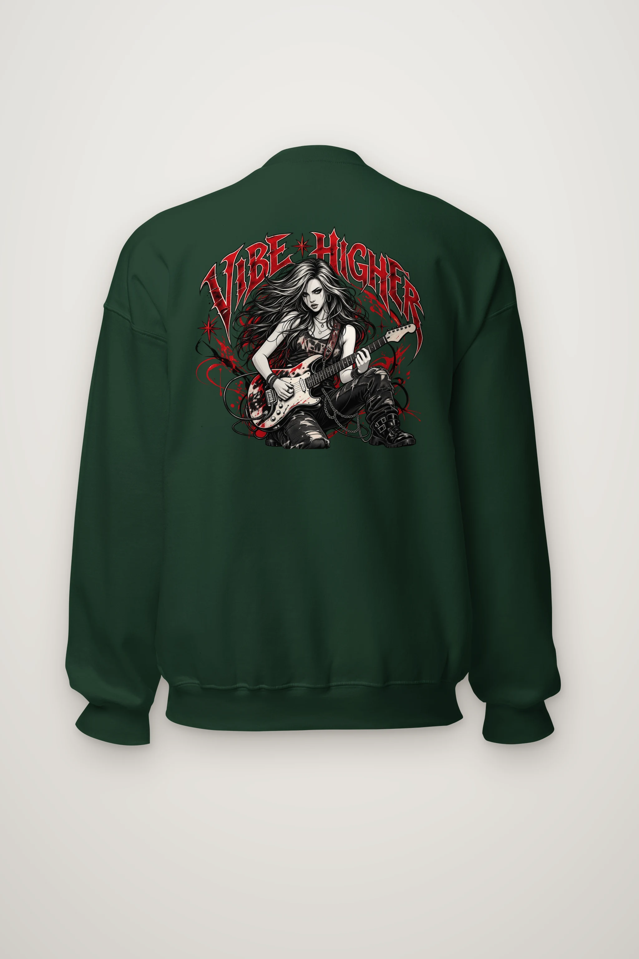 "Vibe Higher" Heavy Blend Unisex Crewneck Sweatshirt